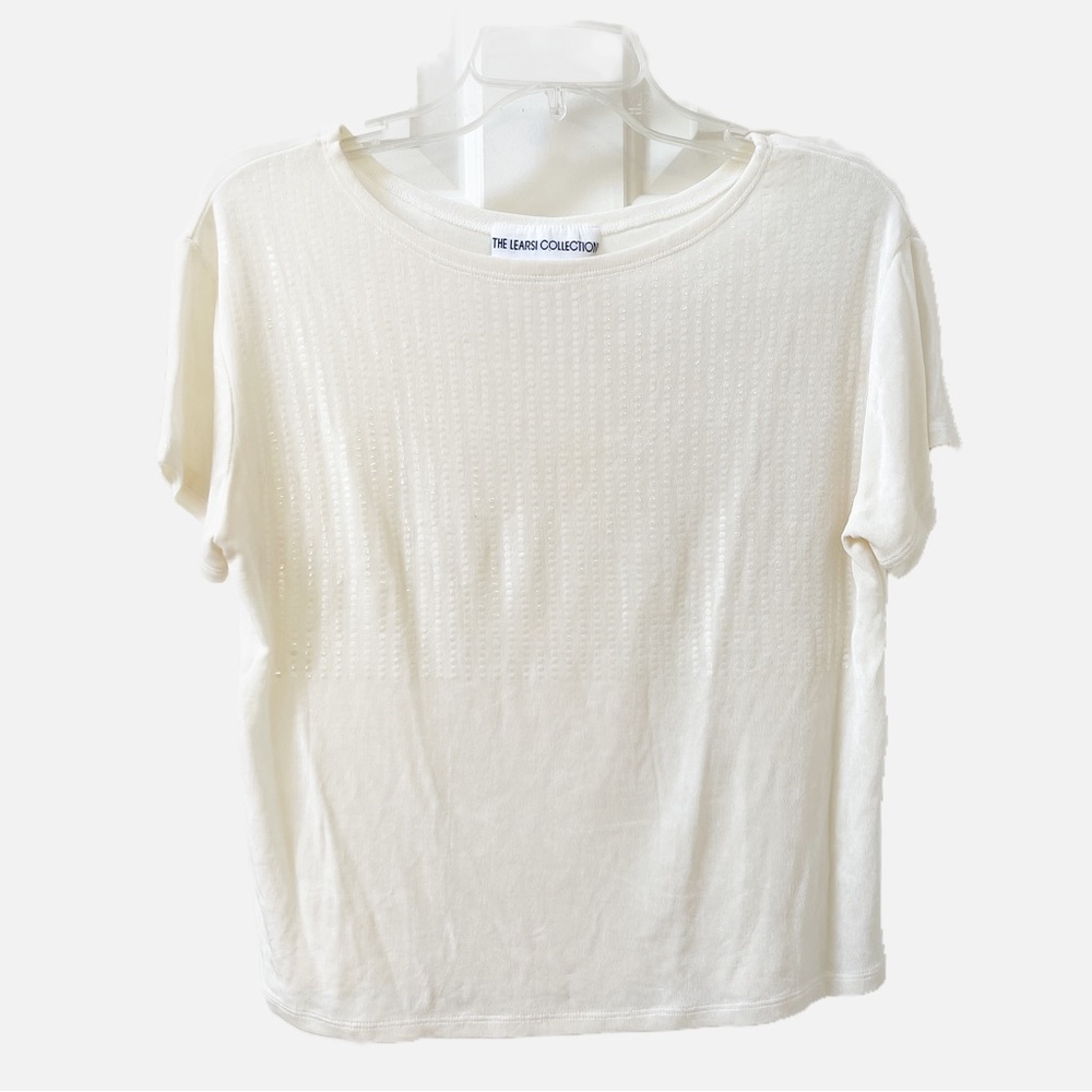 The Learsi Collection Off White Cream Color Shimmer Size XL